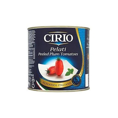 C. TOMATE ENT. PELADO CIRIO 2.5KG